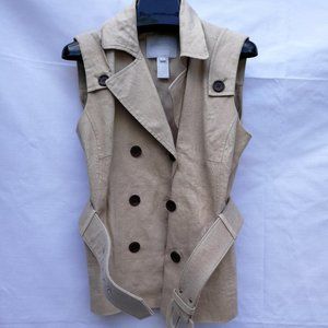 (Barely Worn)VOTRE NOM COLLECTION Vest Women Size: 8/Tan